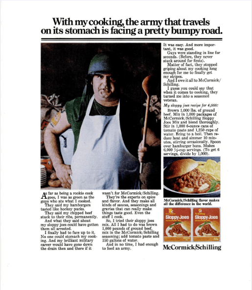 McCormickSloppyJoeSeasoningAd