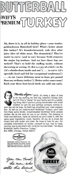 SwiftsButterballTurkeyAdEbonyMag1960sPT2