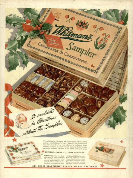 WhitmansAdLifeMag1940s