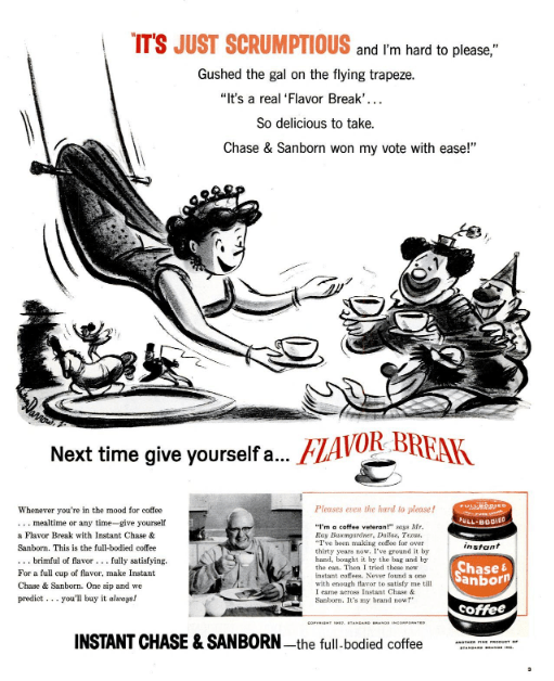 Chase&amp;SanbornInstantCoffeeJun241957